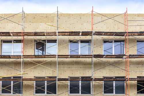 Rock wool for facade insulation/ETICS