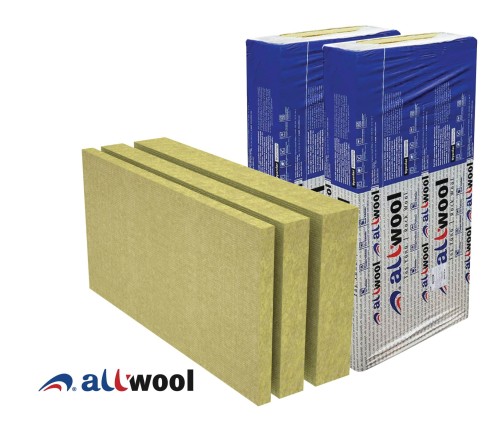 Rock wool for flat roofs