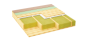 Rock wool for floor