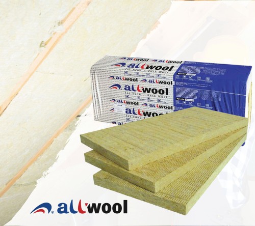 Rock wool for attic space