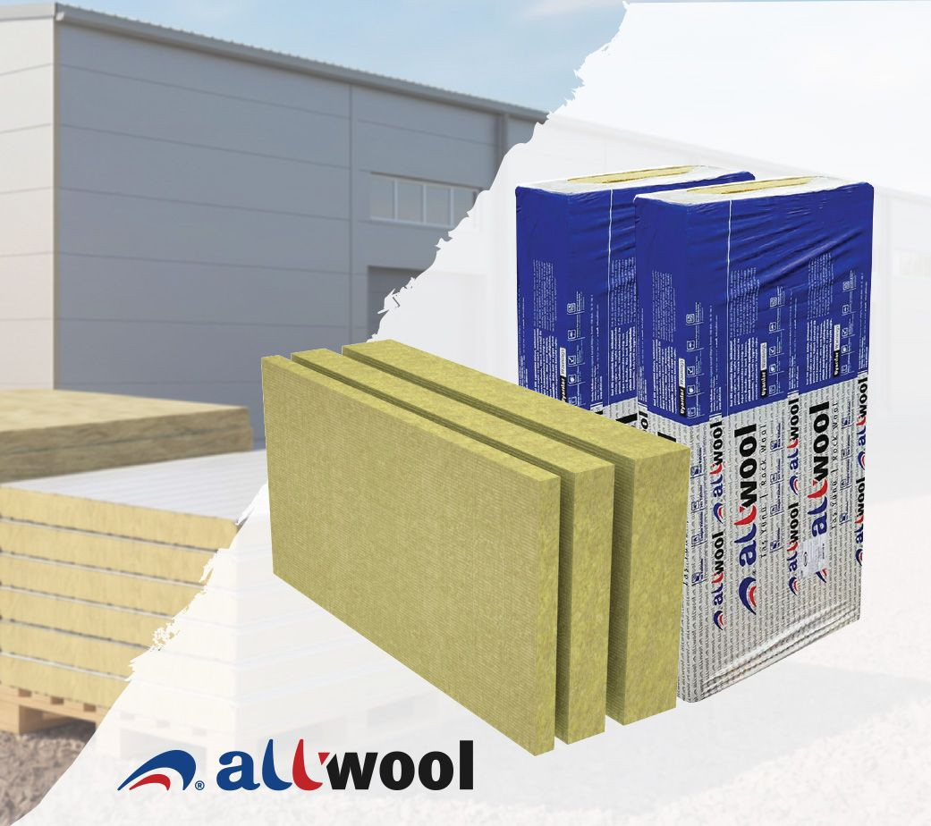 Rock wool for sandwich panels